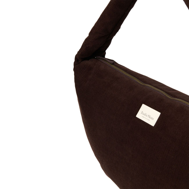 STUDIO NOOS - RIB puffy Cross Body bag | Dark Brown 3