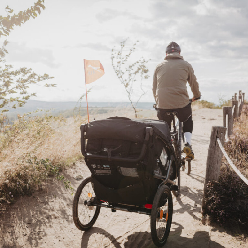 Tfk velo safety belt + head part single black 4