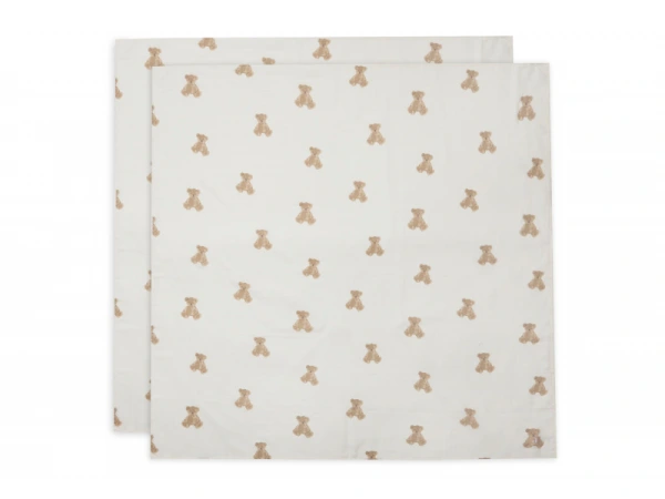 Plienky zavinovacie 2ks 115x115 cm Teddy Bear