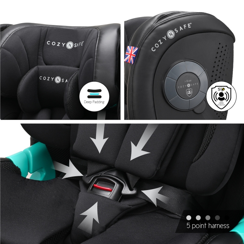 Cozy N Safe COMET i-Size 360° autosedačka 40-150, Onyx 2025 20