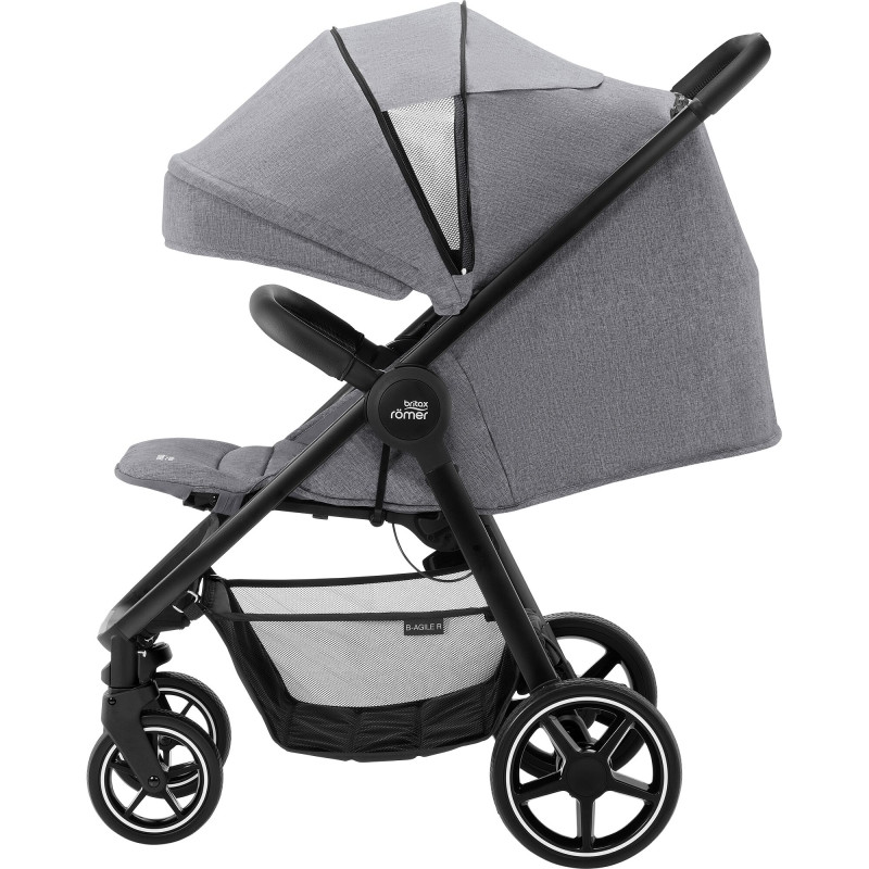 Kočík B-Agile R, Elephant Grey/Black 1