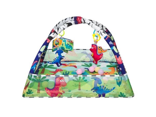 Hracia deka s hrazdou a loptičkami Dino Forest 1