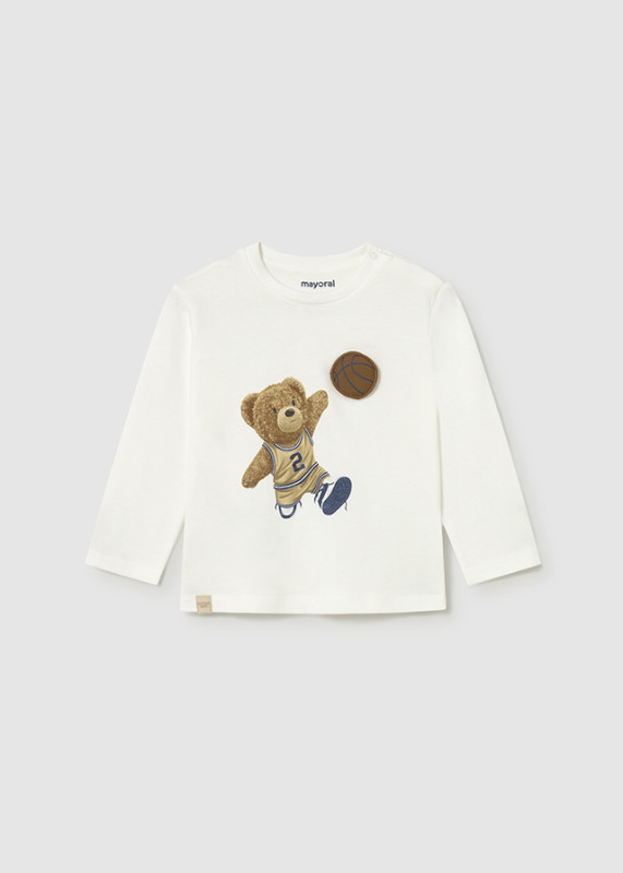Mayoral Tričko Cream-bear