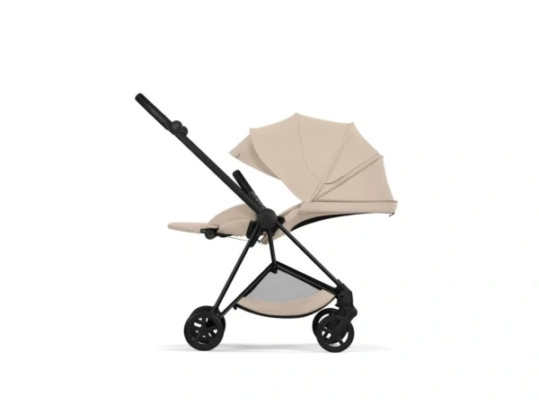 Cybex MIOS Comfort rám Matt Black skladacia vanička - Cozy Beige 6