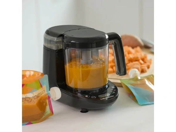 Baby Brezza Food Maker Deluxe All Black - parný varič a mixér 1