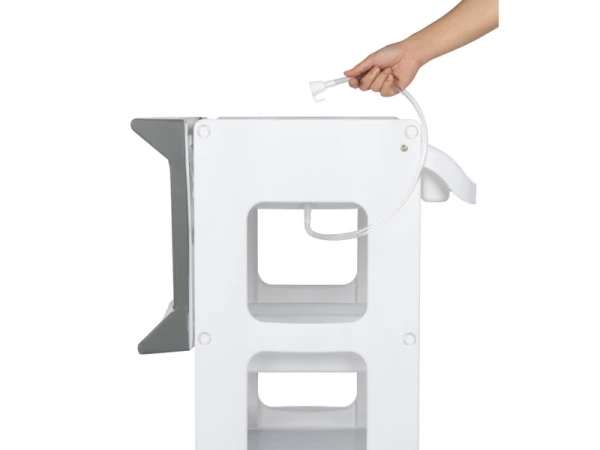 Prebaľovací pult s vaničkou Rosie Mineral Grey 8