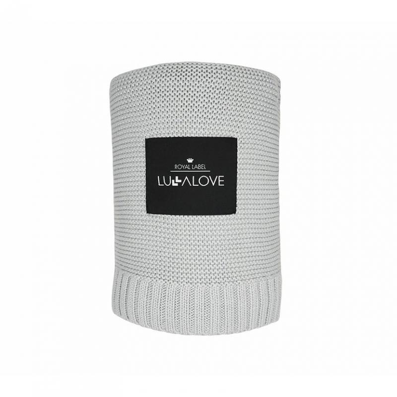 LULLALOVE Bambusová deka 80x100cm, Glamour Grey