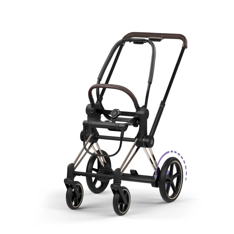 Cybex e-Priam Style podvozok + rám sedenia 2026 - Champagne Gold