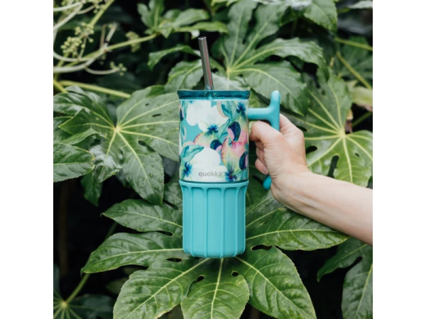 Nerezový termohrnček so slamkou Umi Waterfall Garden 720 ml 1