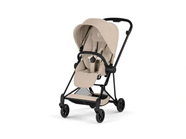 Cybex MIOS Comfort rám Matt Black skladacia vanička - Cozy Beige 2