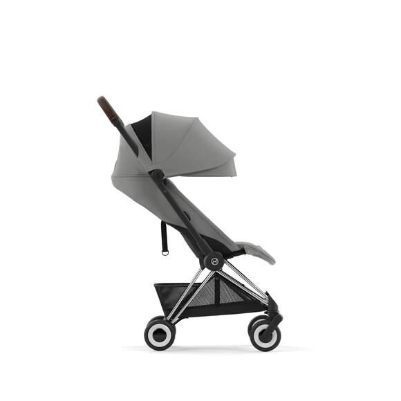 Kočík do lietadla Cybex Coya Mirage Grey / Frame Chrom 4