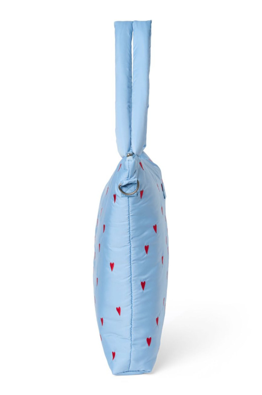STUDIO NOOS - Puffy DIAPER BAG - přebalovací taška | Light Blue Hearts 4