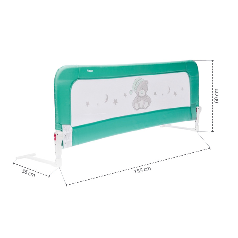 Zábrana na posteľ Monna, Griffin Grey 1