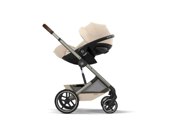 Cybex Balios S Lux 2026 s hlbokou skladacou vaničkou Almond Beige 10