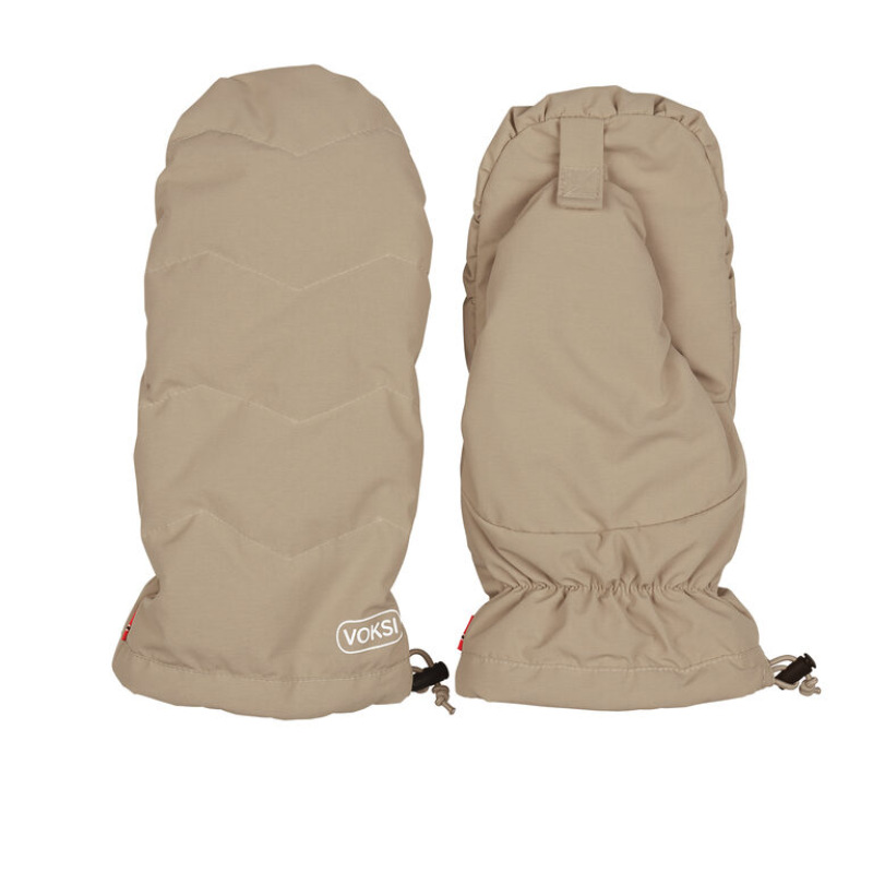 Zimné rukavice na kočík Voksi Stroller Mittens - Sand Light Grey 2