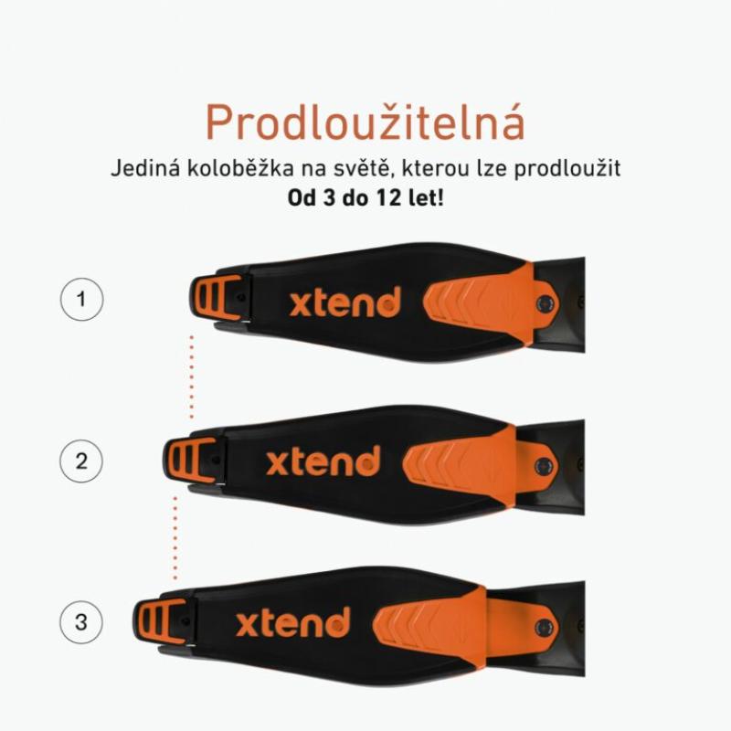 SmarTrike Kolobežka Xtend Scooter orange
