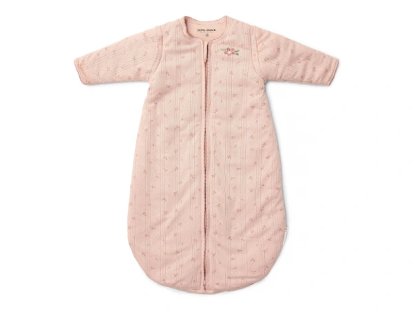 Spací vak s oddeliteľnými rukávmi 90 cm Pure Blossom