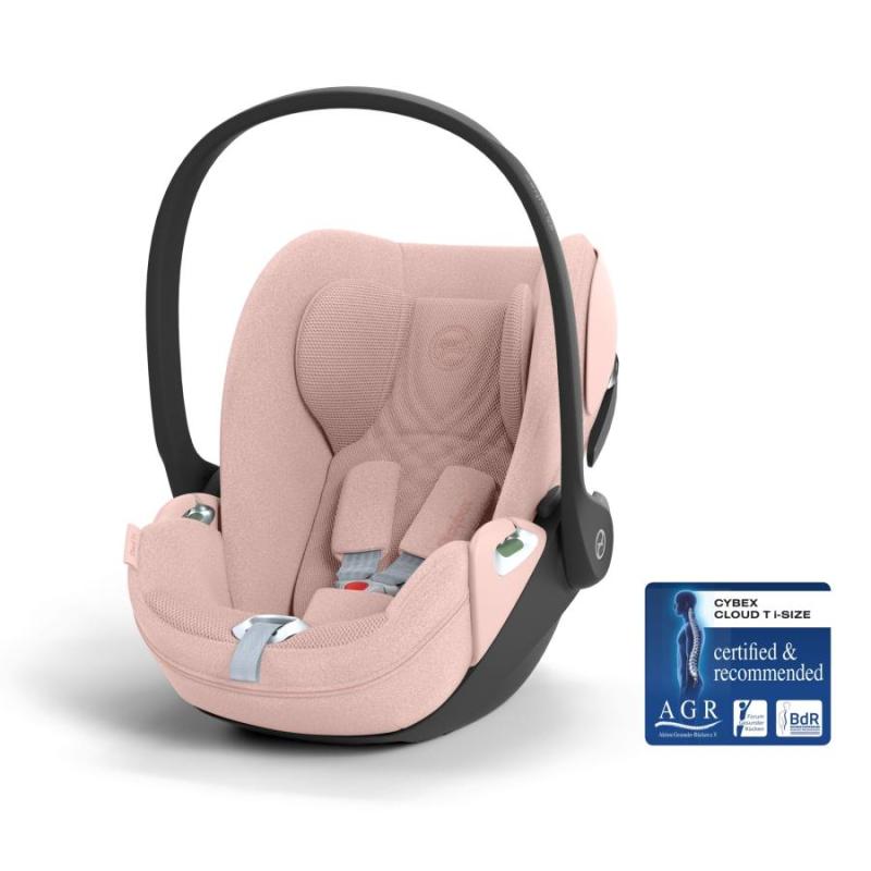 Autosedačka CYBEX CLOUD T i-size PEACH PINK PLUS, Platinum