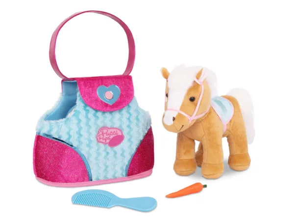 Poník v taške Blue Stripes Bag