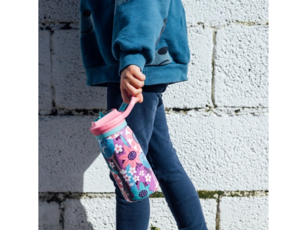 Nerezová termofľaša s náustkom Pop Kids Blooming Garden 445 ml 1