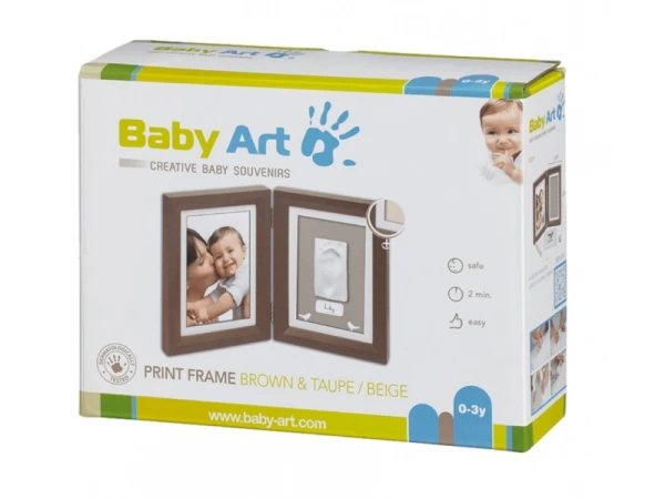 Drevený rámček pre odtlačok My Baby Touch Simple Brown 3