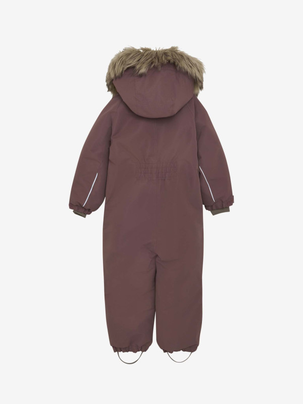 EnFant zimná kombinéza s kožušinou pre deti od 4 -6 rokov - ROSE TAUPE 1