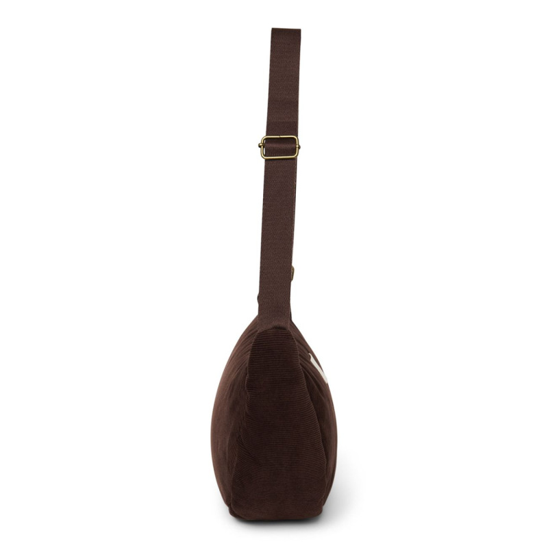 STUDIO NOOS - RIB puffy Adult FANNY kabelka | Dark Brown 2