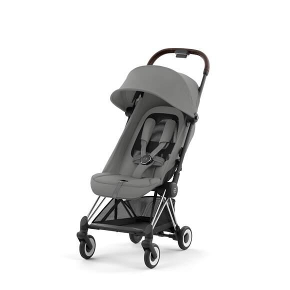 Kočík do lietadla Cybex Coya Mirage Grey / Frame Chrom 2