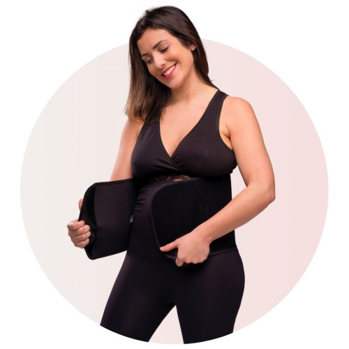 CARRIWELL Sťahovací pás po pôrode Black veľ. L/XL 3