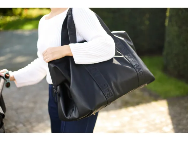 Prebaľovacia taška Mommy Bag Signature Vegan Leather Black 9