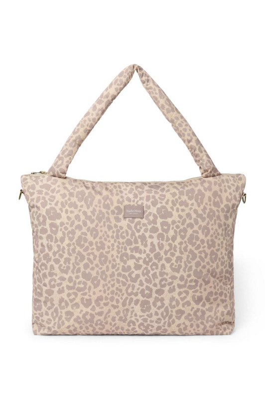 STUDIO NOOS - Puffy DIAPER BAG - prebaľovacia taška | Cream Leopard