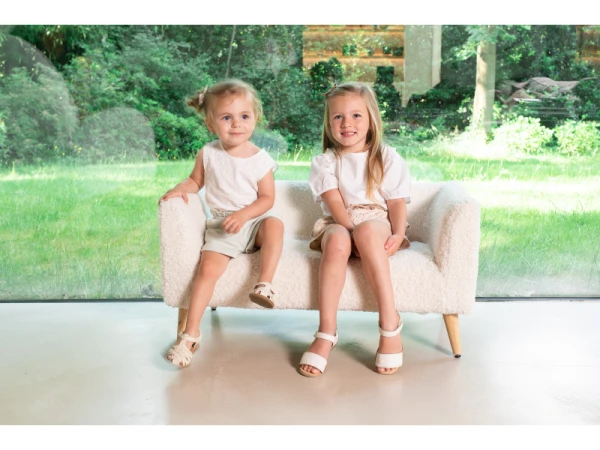 Detská Pohovka Childhome Teddy Off White 14