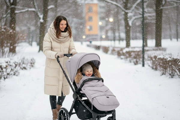 Zimný fusak Fluffy Combi, Foggy Grey 8