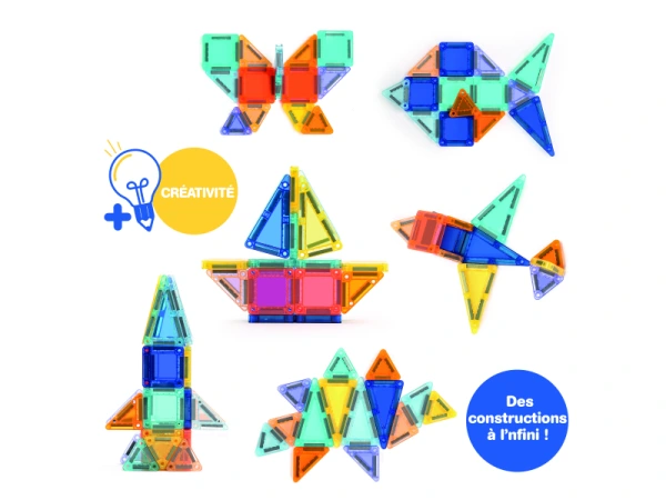 Magnetická stavebnica mini 26 ks 3