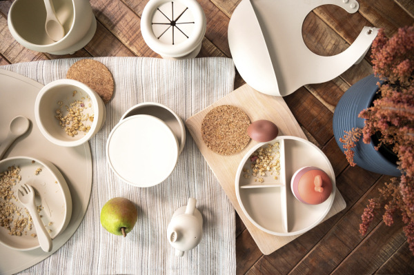 Silikónová miska na sušienky s prísavkou, Mustard Yellow 6