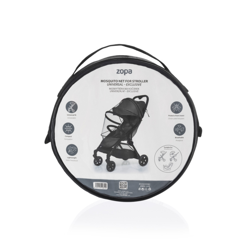Moskytiéra na kočík universal exclusive, Black 11