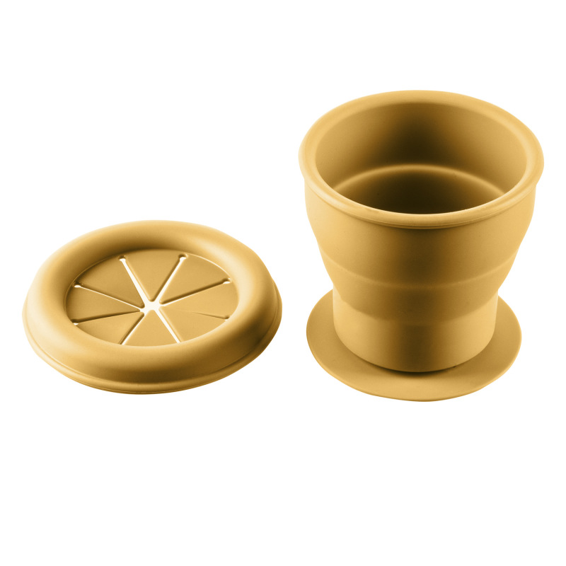 Silikónová miska na sušienky s prísavkou, Mustard Yellow 4