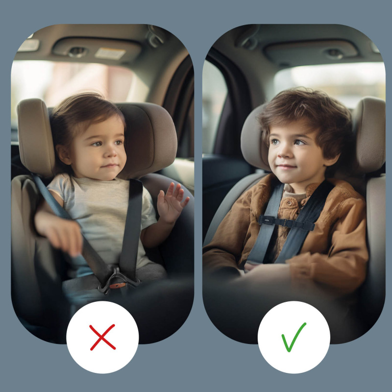 Zámok bezpečnostného pásu pre autosedačky DELUXE, Black 6