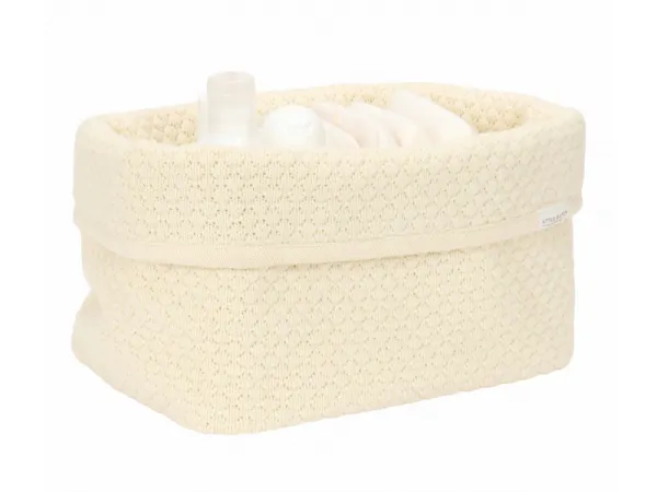 Košík pletený veľký Pure Soft White 1