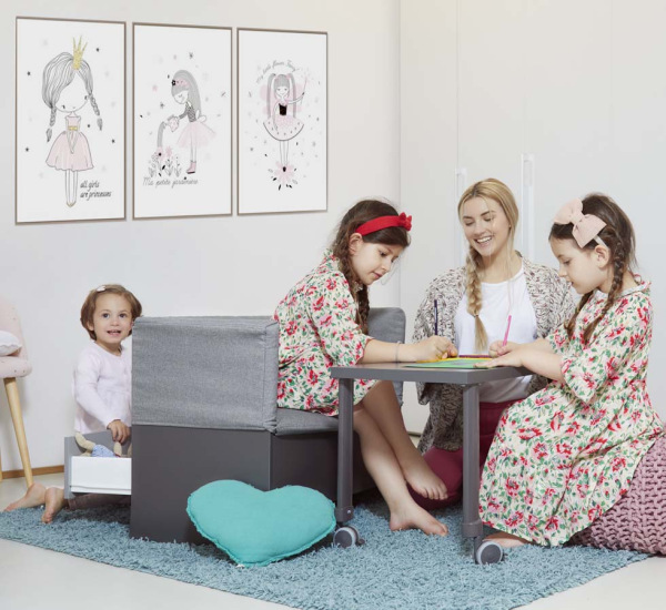 Prebaľovací komoda GROWI 2IN1, Col.C261 7