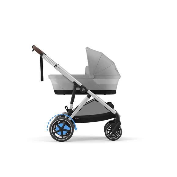 CYBEX Športový kočík E-GAZELLE, farba STONE GREY (silver rám)