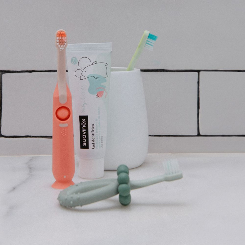 SUAVINEX | SADA pre ústnu hygienu - ružová 8