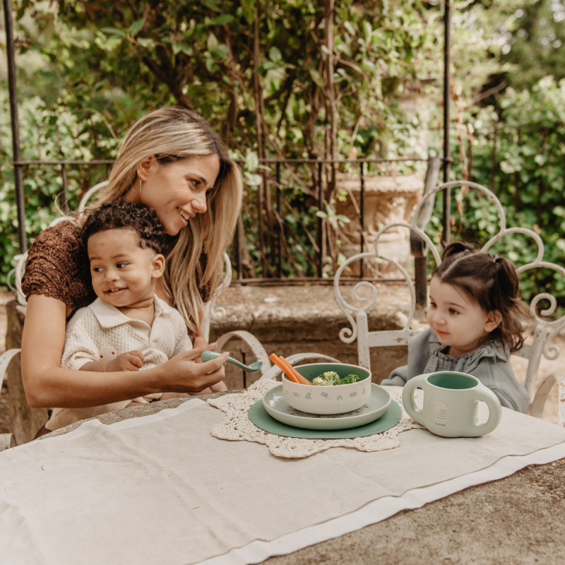 SUAVINEX | Jedálenský set WONDERLAND NEW +6 m - ZELENÝ 4