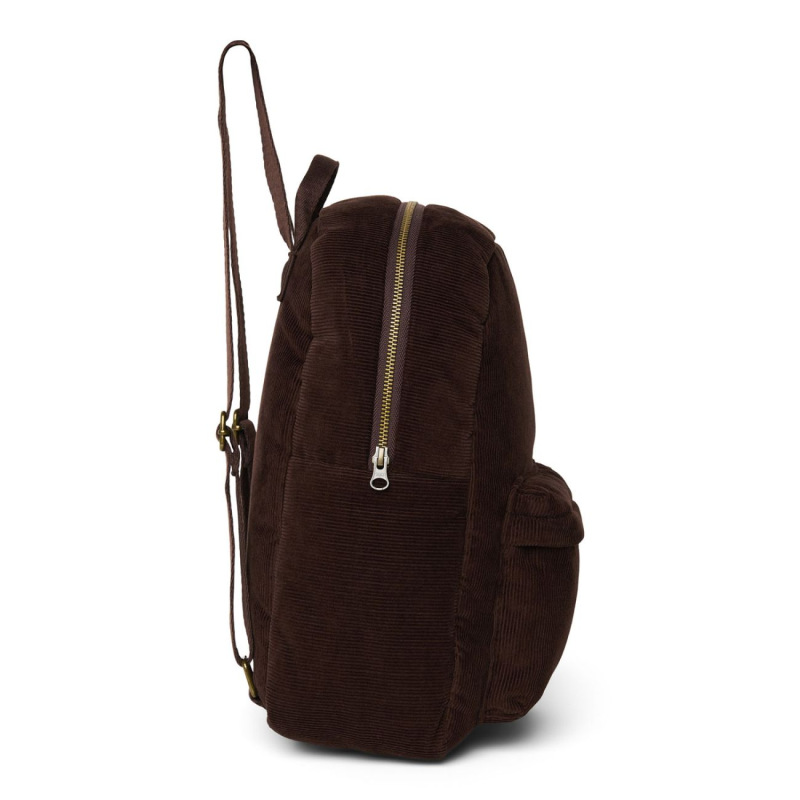 STUDIO NOOS - Teddy Midi BACKPACK - batôžtek s predným vreckom | Chocolate 2