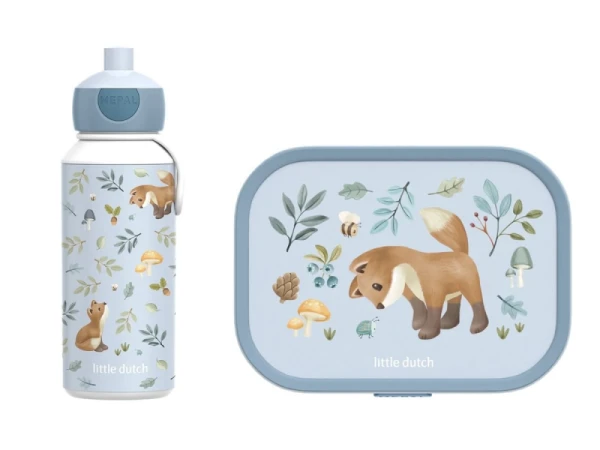 Desiatový set (fľaša 400ml+box) Forest Friends