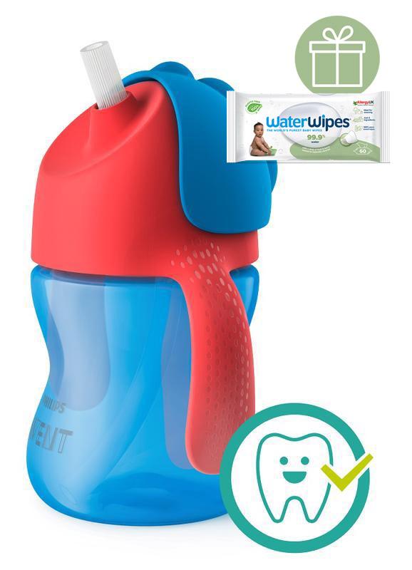 Philips AVENT Hrnček 200 ml Bendy s ohybnou slamkou chlapec+WW Soapberry 60ks