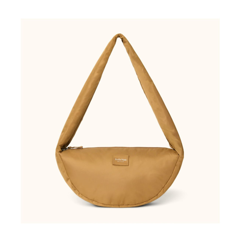 STUDIO NOOS - Technical Puffy Mini Cross Body Bag | Honey Brown