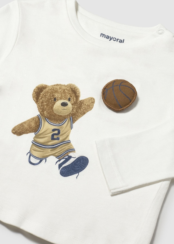 Mayoral Tričko Cream-bear 2