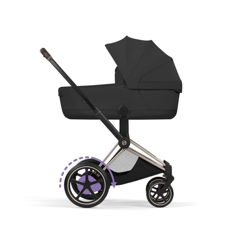 Cybex e-Priam Style podvozok + rám sedenia 2026 - Champagne Gold 2