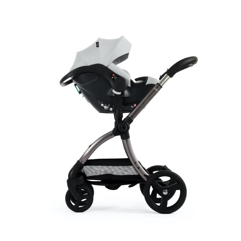 BabyStyle Egg Shell (i-Size) autosedačka, Houndstooth Silver - Special Edition 2025 1